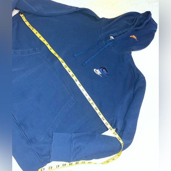 Nike Sportwear Essentials Futura Pullover Hoodie Blue Men’s Sweatshirt XXL - Picture 5 of 6